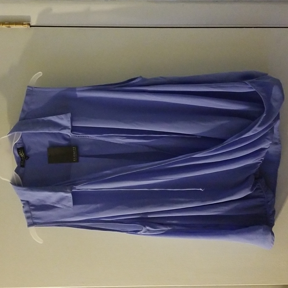 Eloquii, size 24, lavendar blouse , fits like size 22